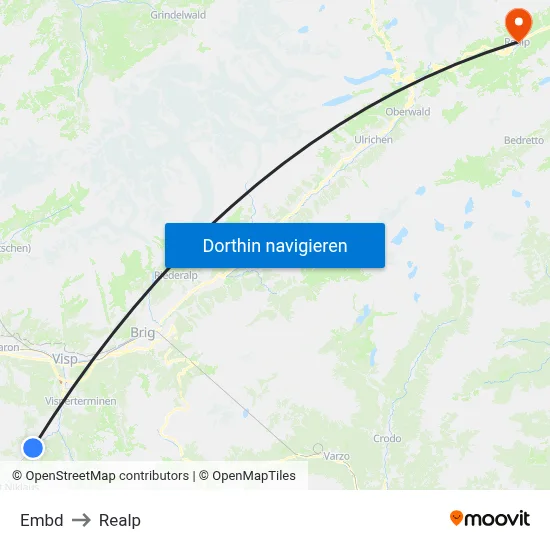 Embd to Realp map