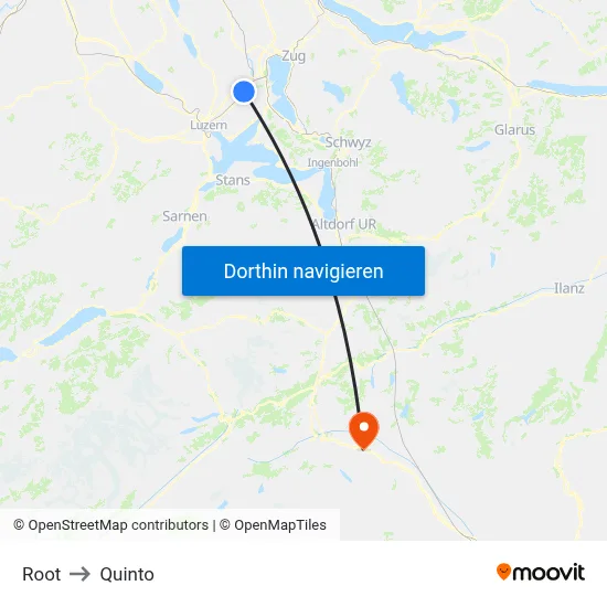 Root to Quinto map