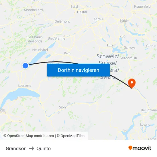 Grandson to Quinto map