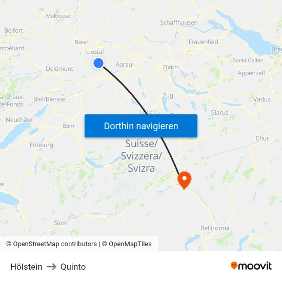 Hölstein to Quinto map