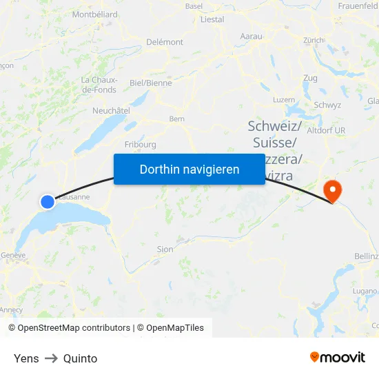 Yens to Quinto map