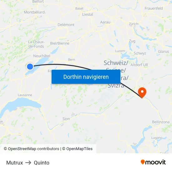 Mutrux to Quinto map