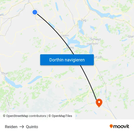 Reiden to Quinto map