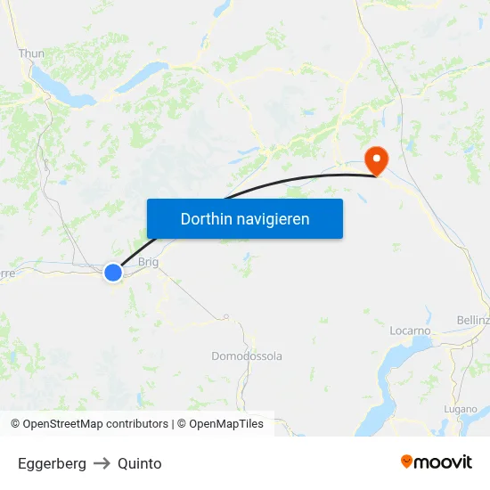 Eggerberg to Quinto map