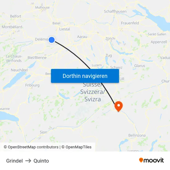 Grindel to Quinto map