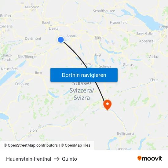 Hauenstein-Ifenthal to Quinto map