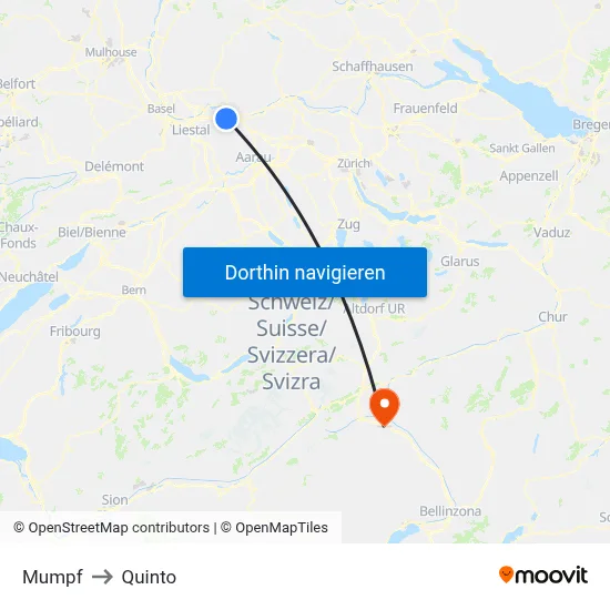 Mumpf to Quinto map