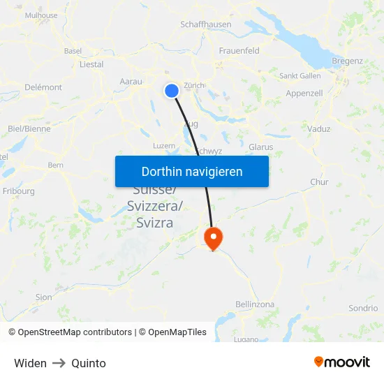 Widen to Quinto map