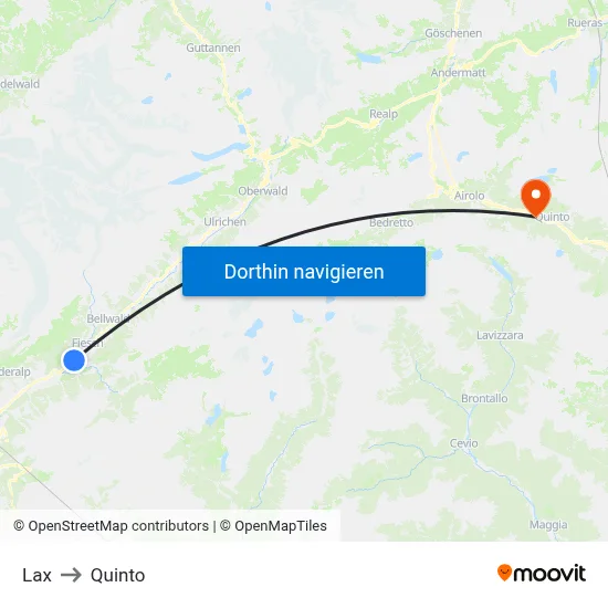 Lax to Quinto map
