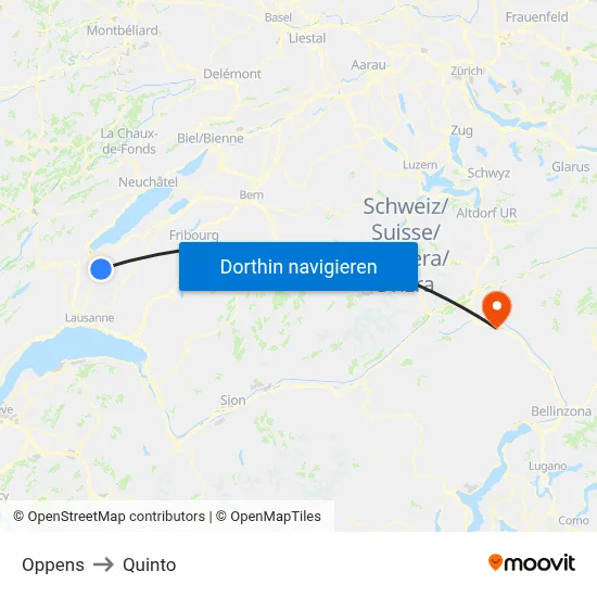 Oppens to Quinto map