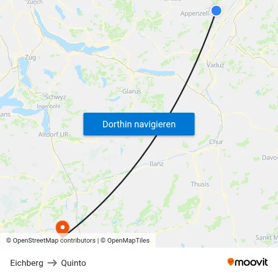 Eichberg to Quinto map