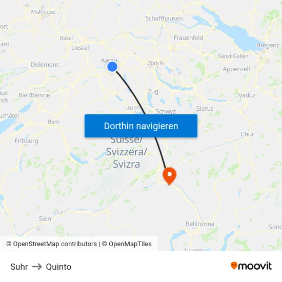 Suhr to Quinto map