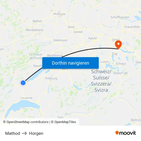 Mathod to Horgen map