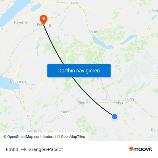 Embd to Granges-Paccot map