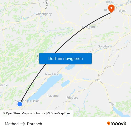 Mathod to Dornach map