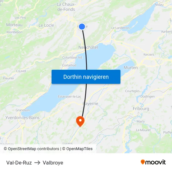 Val-De-Ruz to Valbroye map