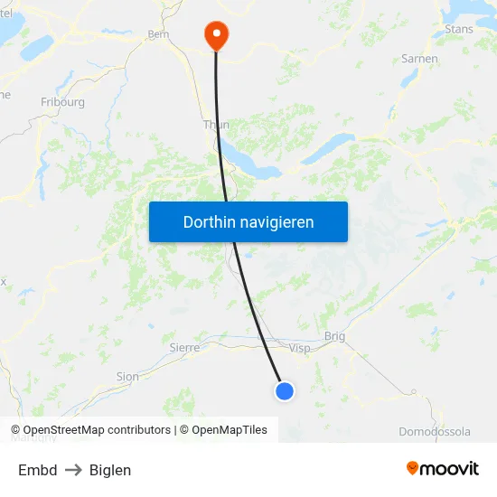 Embd to Biglen map