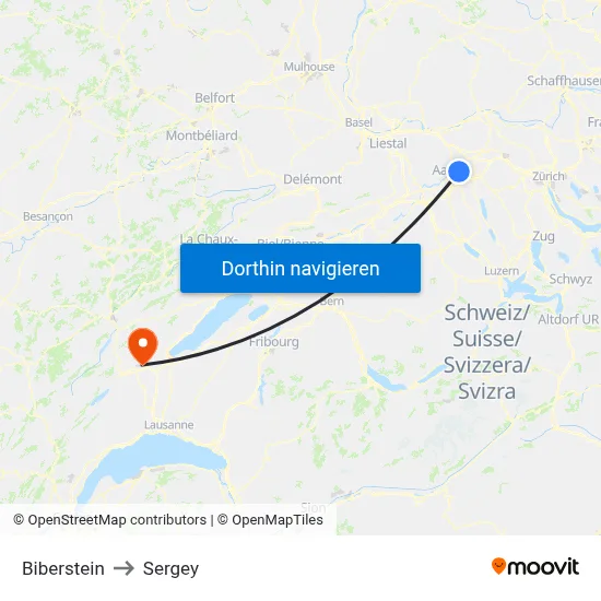 Biberstein to Sergey map