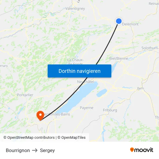 Bourrignon to Sergey map