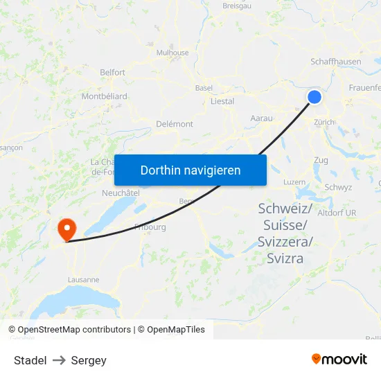 Stadel to Sergey map