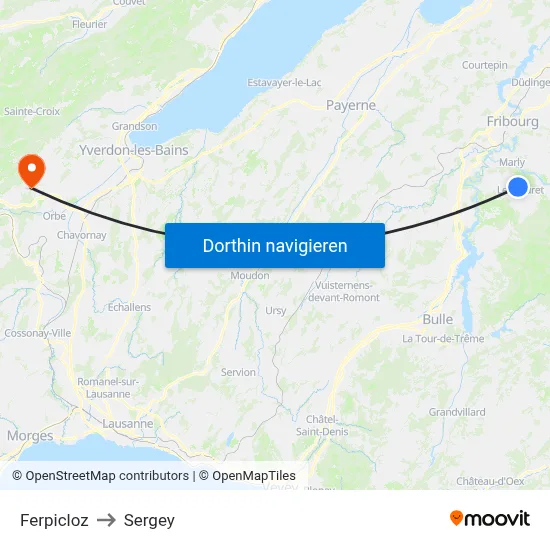 Ferpicloz to Sergey map
