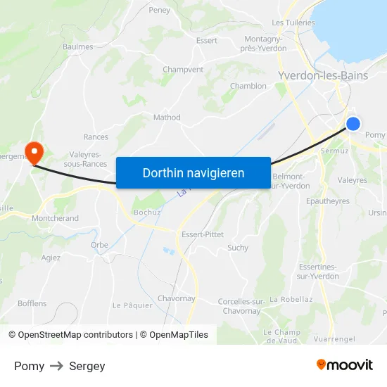 Pomy to Sergey map