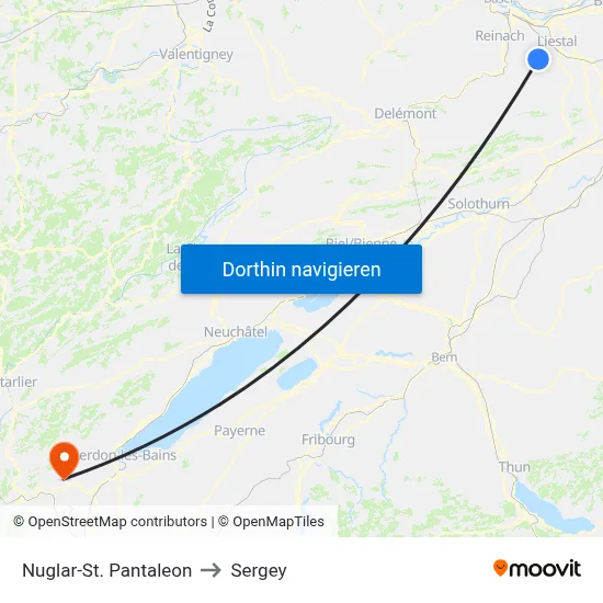 Nuglar-St. Pantaleon to Sergey map