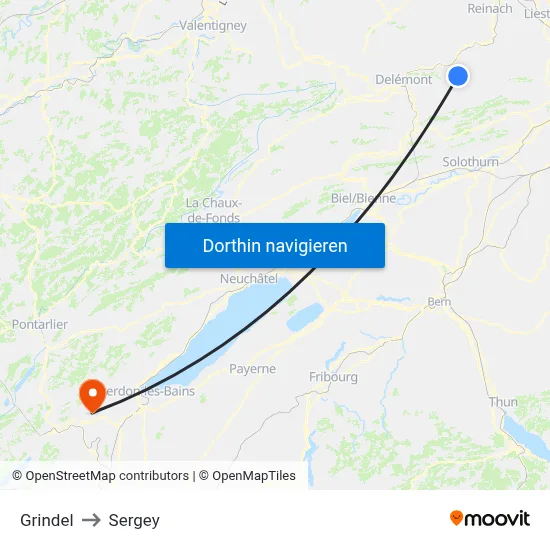 Grindel to Sergey map