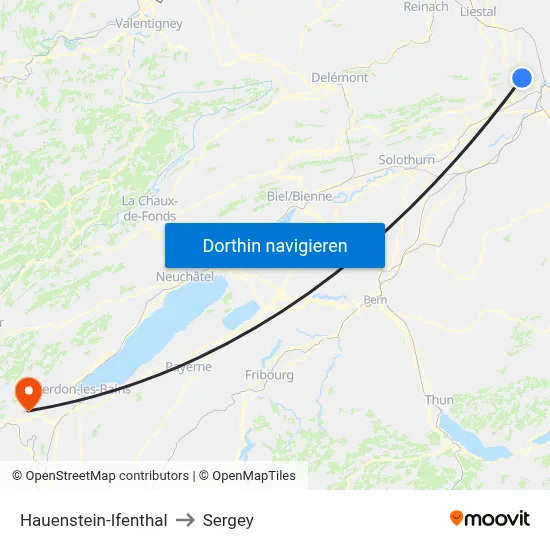 Hauenstein-Ifenthal to Sergey map