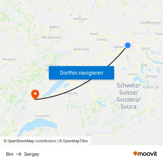 Birr to Sergey map