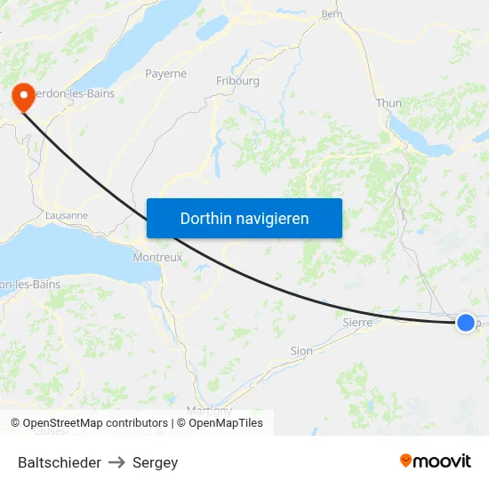 Baltschieder to Sergey map