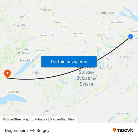 Degersheim to Sergey map