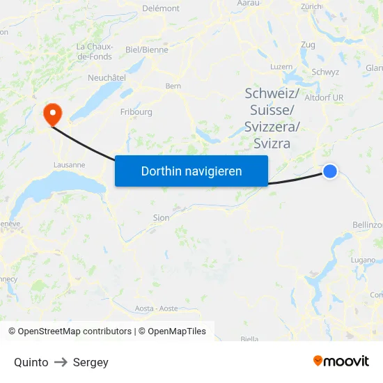 Quinto to Sergey map