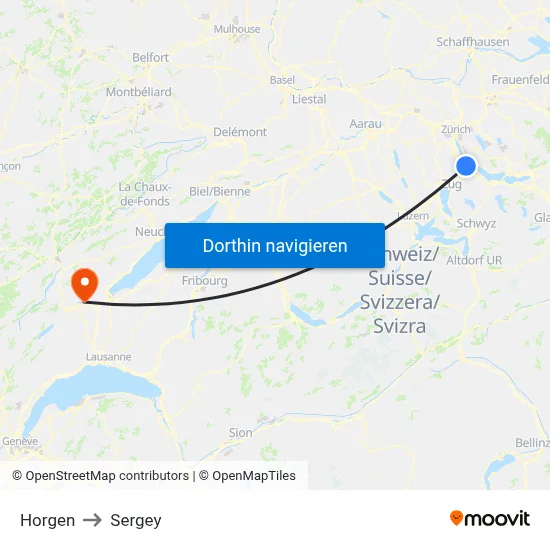 Horgen to Sergey map
