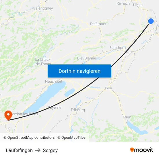 Läufelfingen to Sergey map