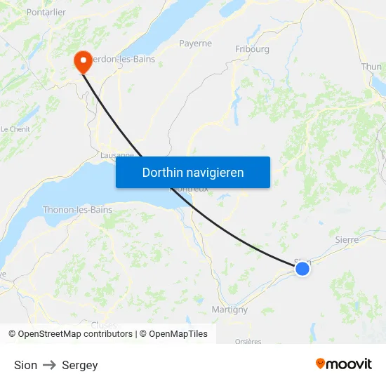 Sion to Sergey map