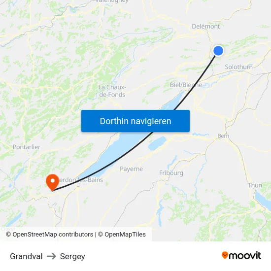 Grandval to Sergey map