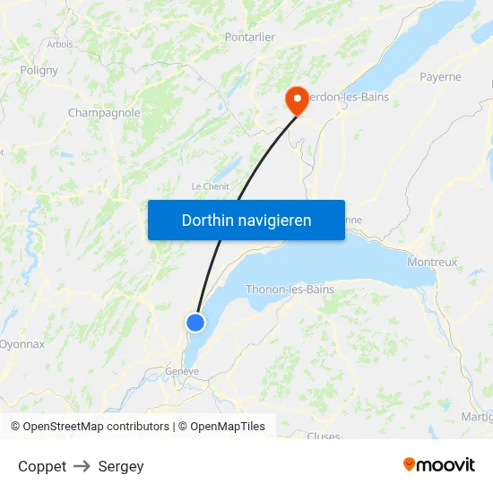 Coppet to Sergey map