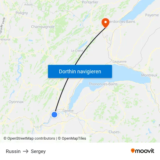 Russin to Sergey map