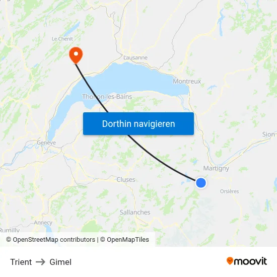 Trient to Gimel map