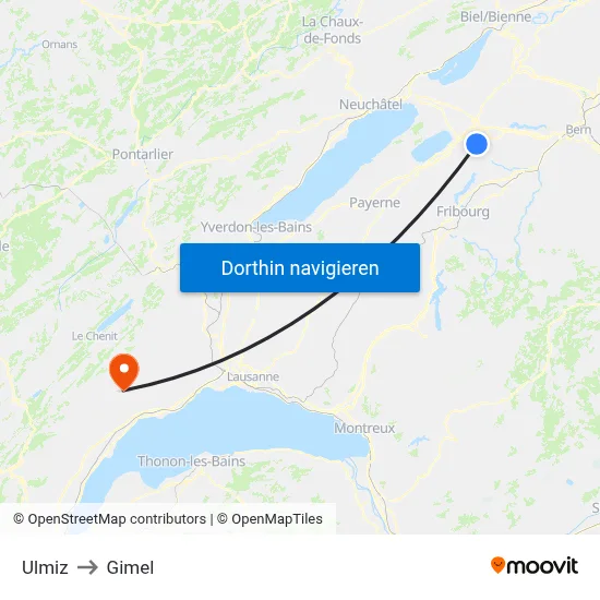 Ulmiz to Gimel map