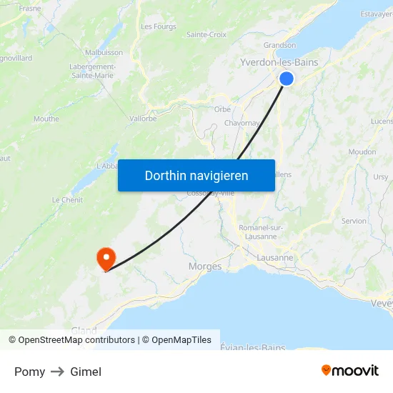 Pomy to Gimel map