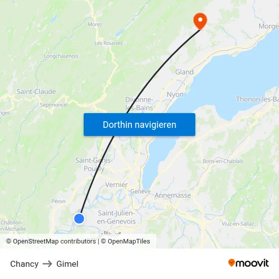 Chancy to Gimel map