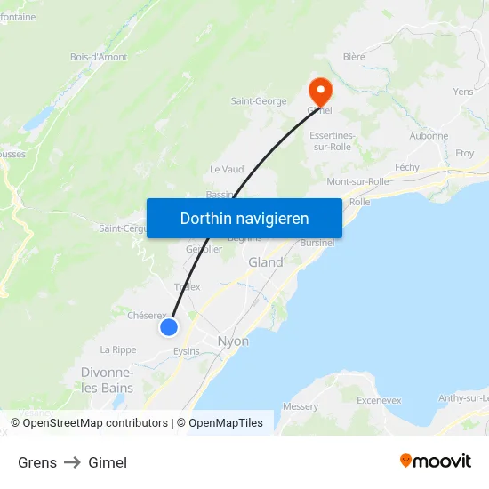 Grens to Gimel map