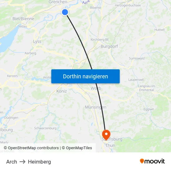 Arch to Heimberg map