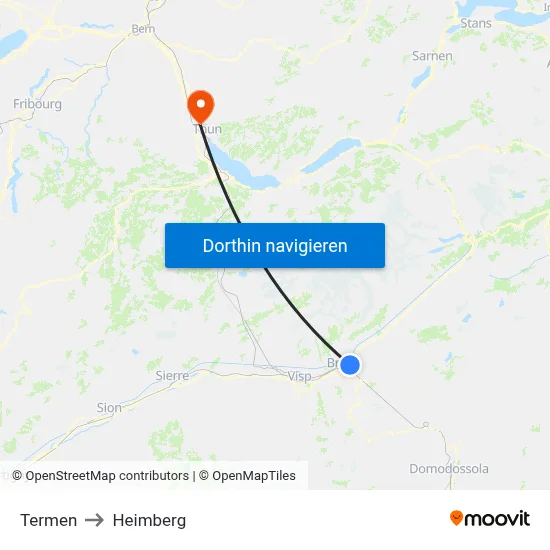 Termen to Heimberg map