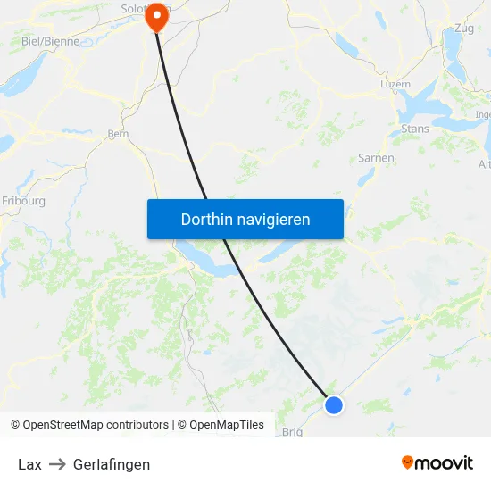 Lax to Gerlafingen map