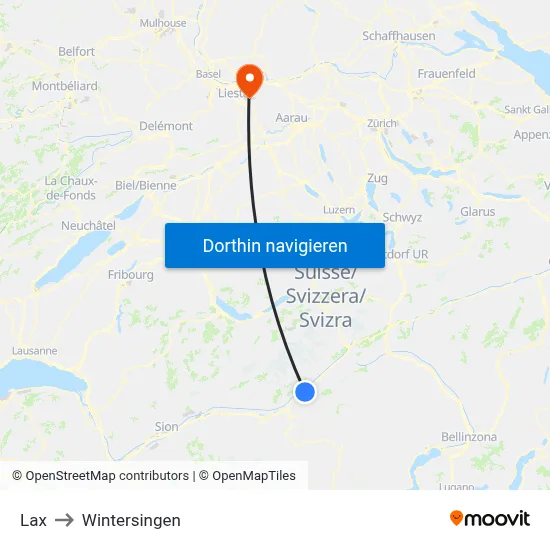 Lax to Wintersingen map