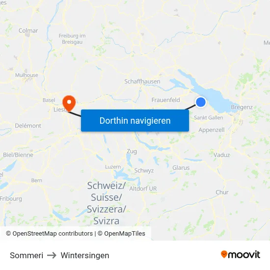 Sommeri to Wintersingen map
