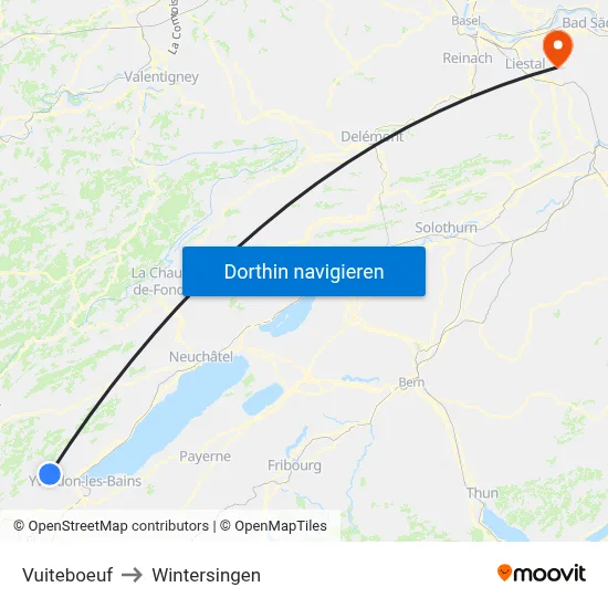 Vuiteboeuf to Wintersingen map